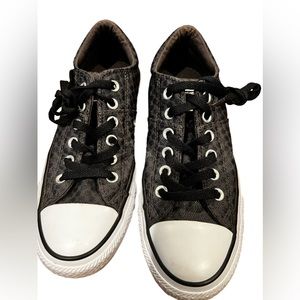 Womens‎ All Star Chuck Taylor Low Top Checker Dark Grey Madison Jacquard Size 7